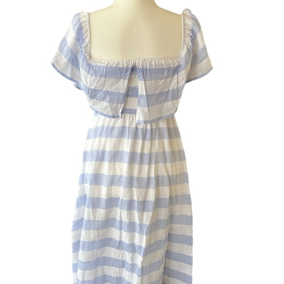 NWT Lulu’s Transatlantic Voyage MIDI Striped Off the Shoulder Dress Size Small - Picture 3 of 8